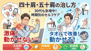 壁を使った指歩きストレッチのやり方