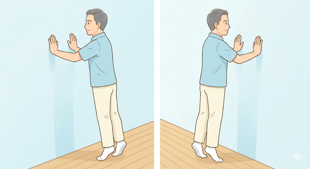 かかと上げ運動（カーフレイズ）のやり方