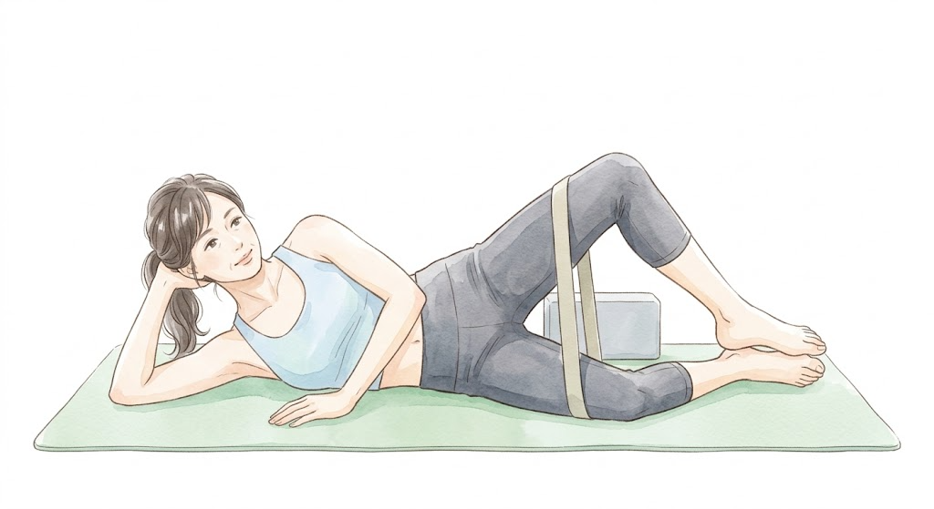 クラムシェルエクササイズで中殿筋を鍛える