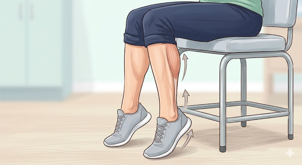 かかとの上げ下げ運動