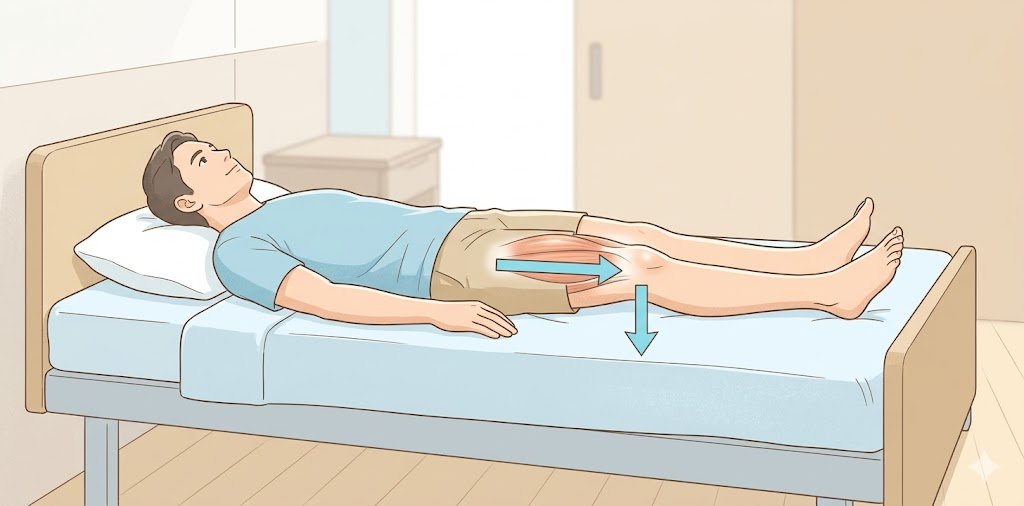 大腿四頭筋セッティングのやり方