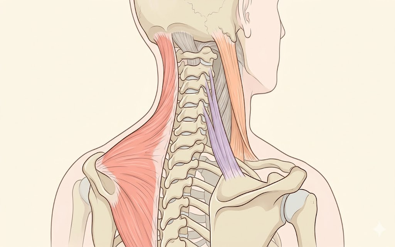 寝違えのメカニズム図