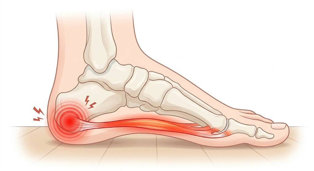 足底筋膜炎のメカニズム